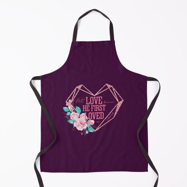 Item preview, “We love because He first loved us.” — 1 John 4:19 | Bible Verse | Inspirational designed and sold by JirehKollezion.
