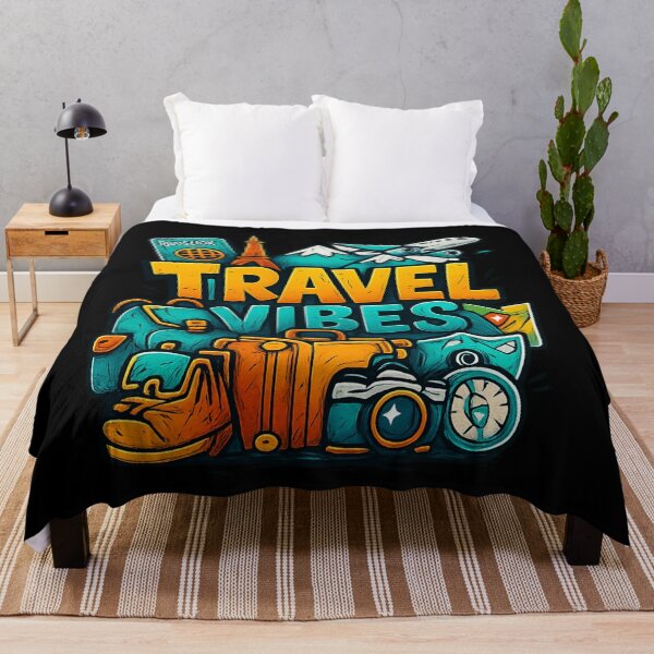 Item preview, Travel Vibes – Cartoon Travel Design designed and sold by HT-Creative.