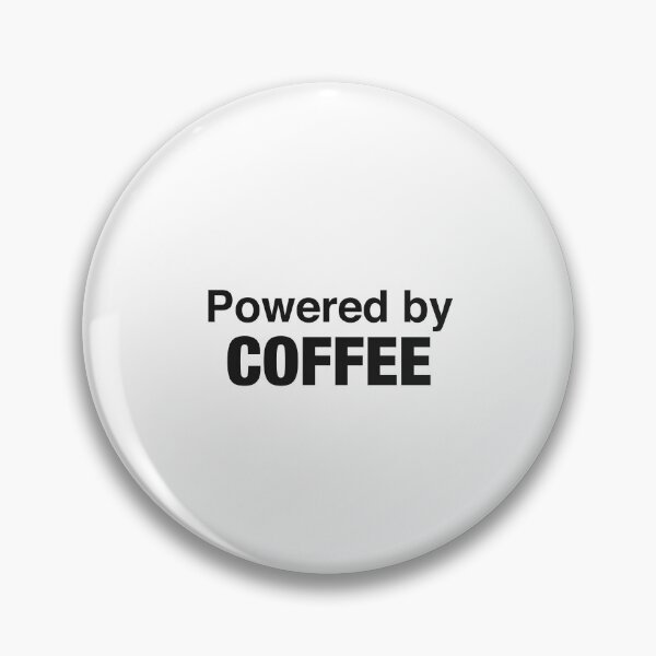 Item preview, Powered by COFFEE designed and sold by goal-getter.