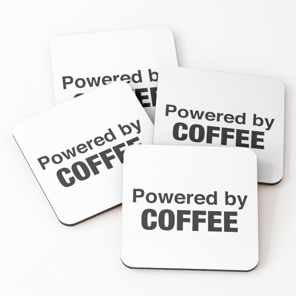 Item preview, Powered by COFFEE designed and sold by goal-getter.