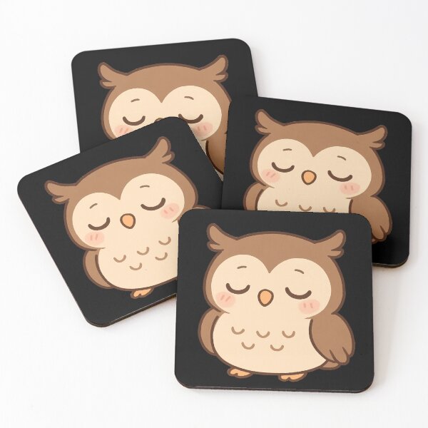 Item preview, Copy of Cute Baby Owl | Kawaii Owl designed and sold by stylishdzign.