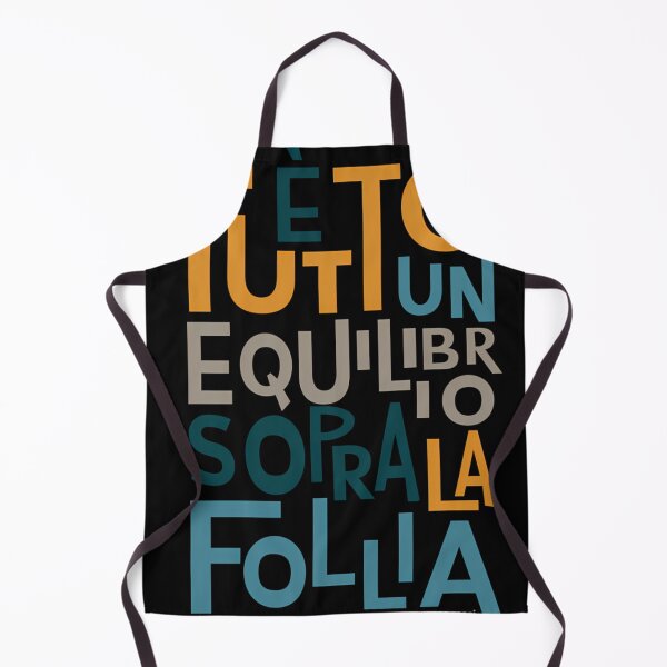 Item preview, Vasco Rossi Lyric Wall Art - Tutto Un Equilibrio Sopra La Follia designed and sold by MelaniCampbell.