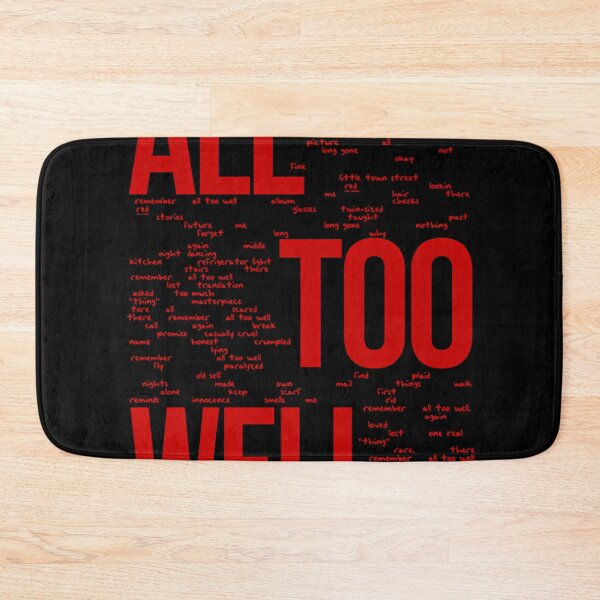 Item preview,  All Too Well (All Lyrics) In White designed and sold by MelaniCampbell.