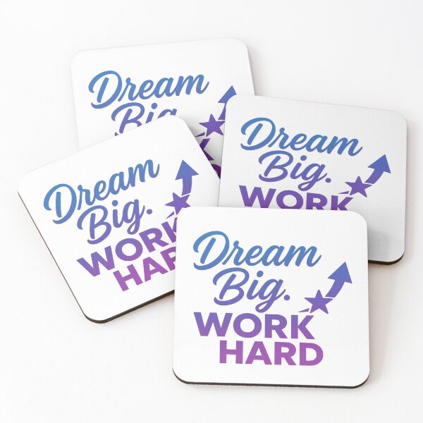 Item preview, Dream Big Work Hard designed and sold by roqson.