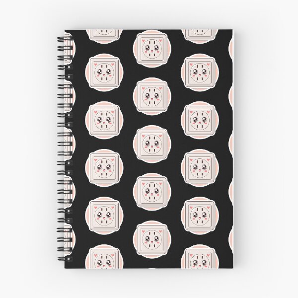 Item preview, Cute Kawaii Electrical Outlet Character  – Funny Cartoon Pastel Design designed and sold by VividOrganica.