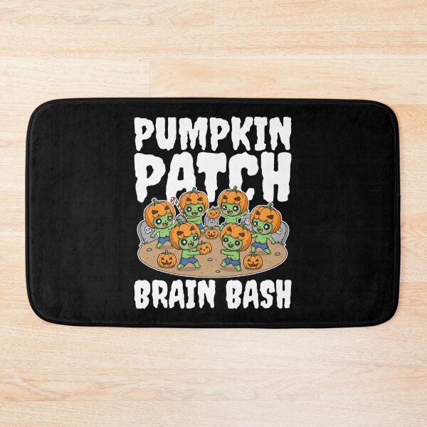Item preview, PUMPKIN PATCH BRAIN BASH - ZOMBIE HALLOWEEN designed and sold by KEF Custom.