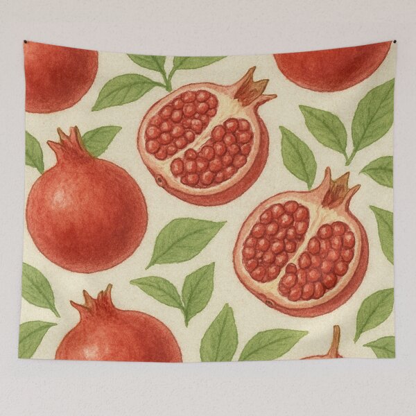 Item preview, anti-inflammatory pomegranate watercolor pattern textured paper designed and sold by cutsypatterns.