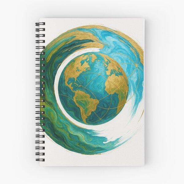 Item preview, Golden Enso Earth – Flow of Unity by Kaon designed and sold by Zenlines by Ralf Gradl.