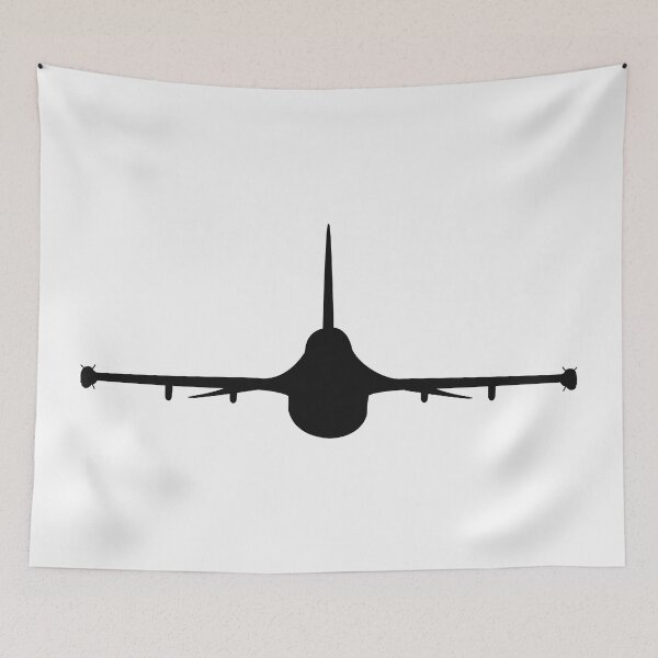Item preview, Aircraft - F-16 - Front - Silhouette wo Txt X 300 designed and sold by Military Insignia Products.