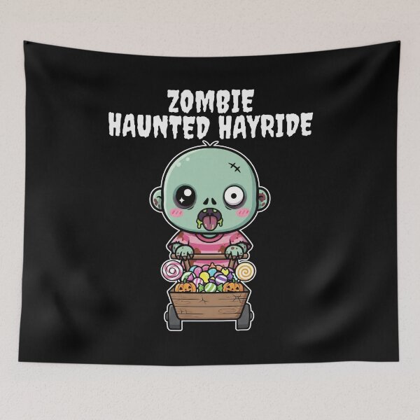 Item preview, ZOMBIE HAUNTED HAYRIDE - ZOMBIE HALLOWEEN designed and sold by KEF Custom.