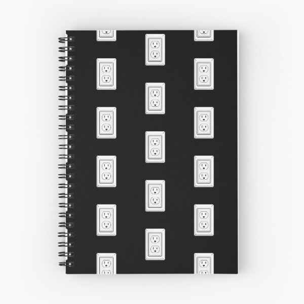 Item preview, Minimalist Smiling Electrical Outlet Line Art – Modern Black and White  designed and sold by VividOrganica.