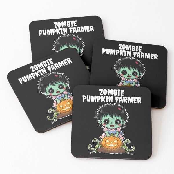Item preview, ZOMBIE PUMPKIN FARMER - ZOMBIE HALLOWEEN designed and sold by KEF Custom.