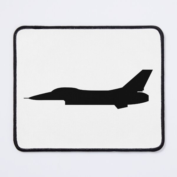 Item preview, Aircraft - F-16 - Side - Black - wo Txt X 300 designed and sold by Military Insignia Products.