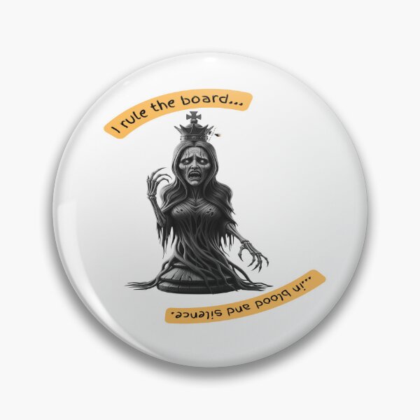 Item preview, Haunted Chess Queen – “I Rule the Board” Gothic Design designed and sold by PawnShiftGoods.