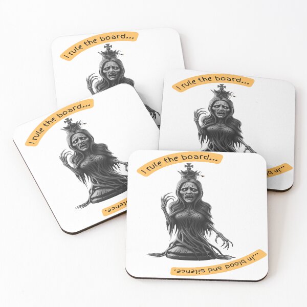 Item preview, Haunted Chess Queen – “I Rule the Board” Gothic Design designed and sold by PawnShiftGoods.