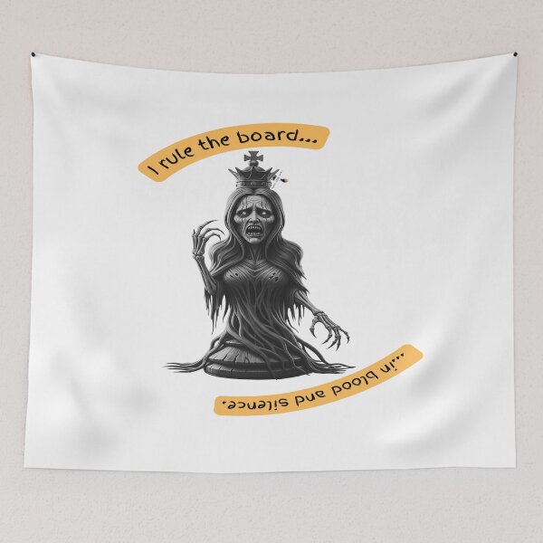 Item preview, Haunted Chess Queen – “I Rule the Board” Gothic Design designed and sold by PawnShiftGoods.