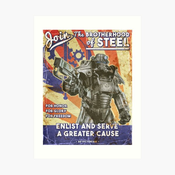 Brotherhood Propaganda Poster Art Print