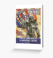 Brotherhood Propaganda Poster Greeting Card