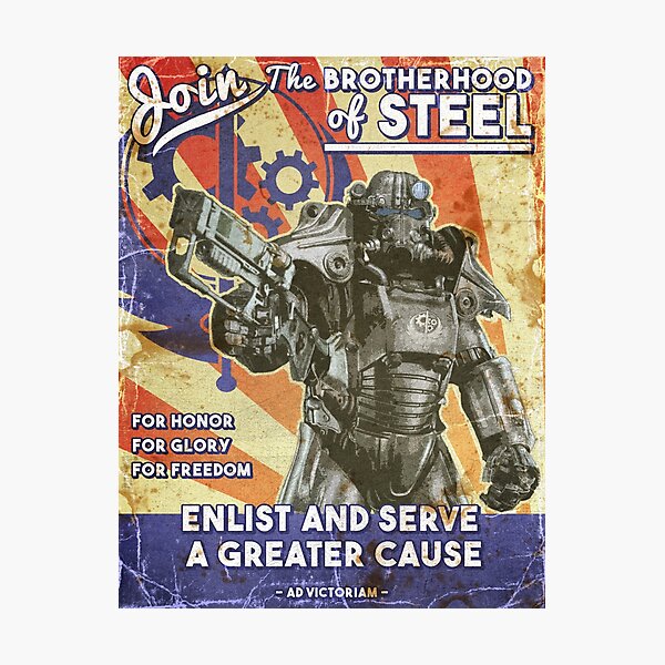 Brotherhood Propaganda Poster Photographic Print