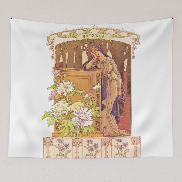 Item preview, Autumn Allegory – Automne – Élisabeth Sonrel 1901// Public Domain designed and sold by Vernissage-dart.