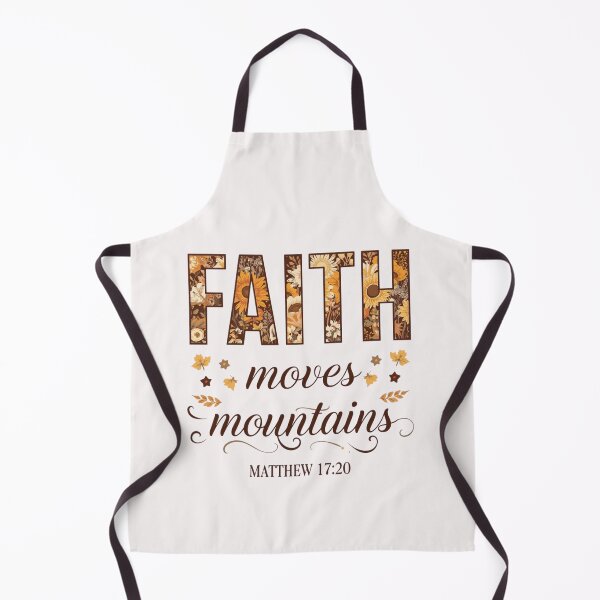 Item preview, Faith Moves Mountains Matthew 17:20 Bible Verse T-Shirt designed and sold by FestivityFinds.