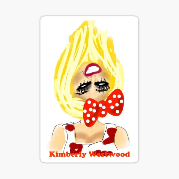 Kimberly Westwood Upside Down Sticker