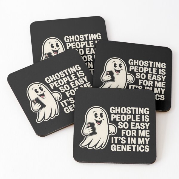 Item preview, Ghosting People Is So Easy For Me It’s In My Genetics - Funny Ironic Saying designed and sold by GRABAPSHOP.
