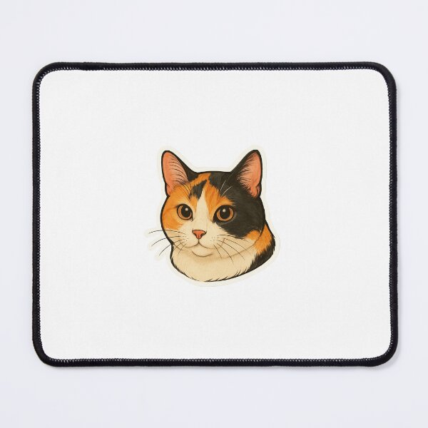 Item preview, Calico Cat Head Sticker designed and sold by jensenlovescats.