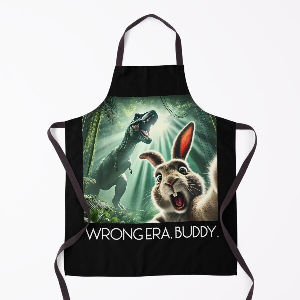 Item preview, Crazy Rabbit Selfie T-Rex Dinosaur Wrong Era Buddy Rabbit Lover designed and sold by Kimberley King Art King Art.