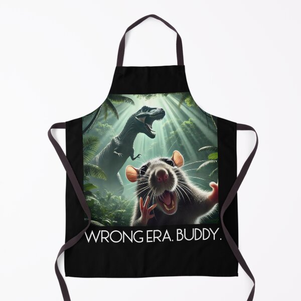 Item preview, Crazy Rat Selfie T-Rex Dinosaur Wrong Era Buddy Rat Lover designed and sold by Kimberley King Art King Art.