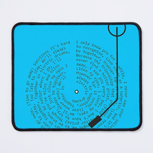 Item preview, Together In Electric Dreams Philip Oakley Giorgio Moroder - Lyrics Poster designed and sold by CorinQuina.