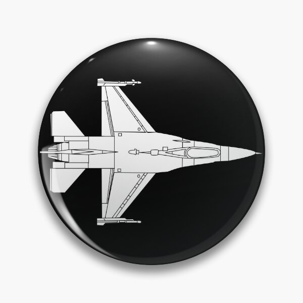 Item preview, Aircraft - F-16 -Top - LA - WO Txt X 300 designed and sold by Military Insignia Products.
