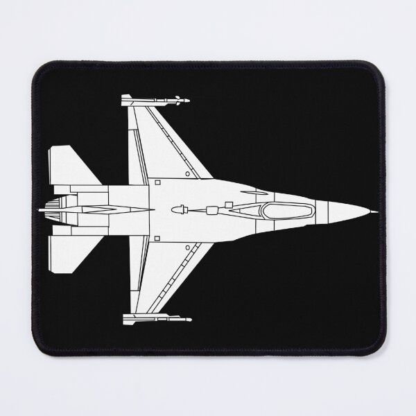 Item preview, Aircraft - F-16 -Top - LA - WO Txt X 300 designed and sold by Military Insignia Products.