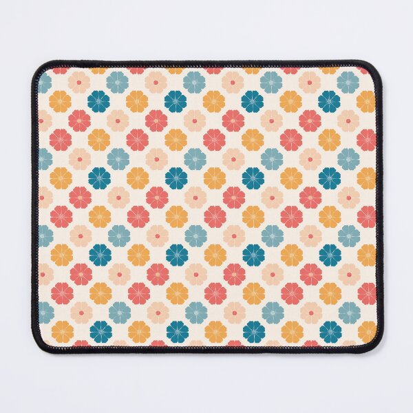 Item preview, Colorful Retro Flower Pattern – Bold Vintage Floral Design designed and sold by WojcikDesigners.