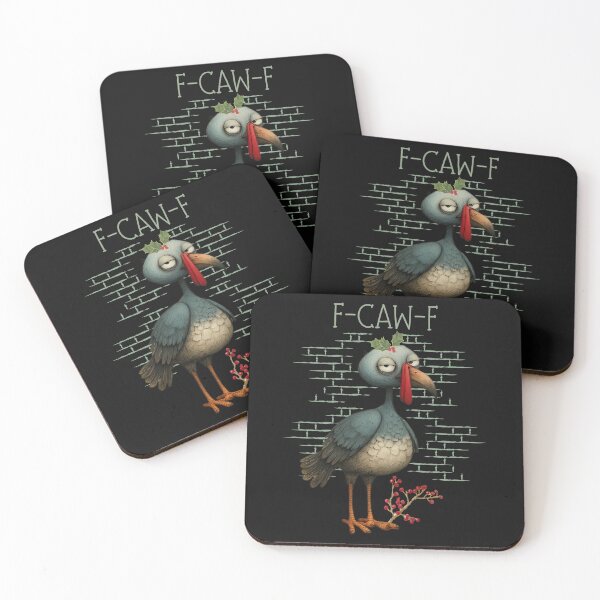 Item preview, Funny Christmas Bird F-CAW-F Holiday Unisex Humor Graphic designed and sold by MTJ-Mushrooms.