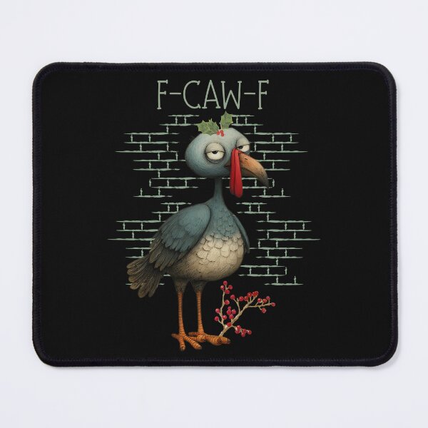 Item preview, Funny Christmas Bird F-CAW-F Holiday Unisex Humor Graphic designed and sold by MTJ-Mushrooms.