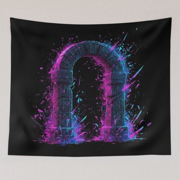 Item preview, Runic Glitch Gateway: Ancient Code Fragment designed and sold by trend-forge.