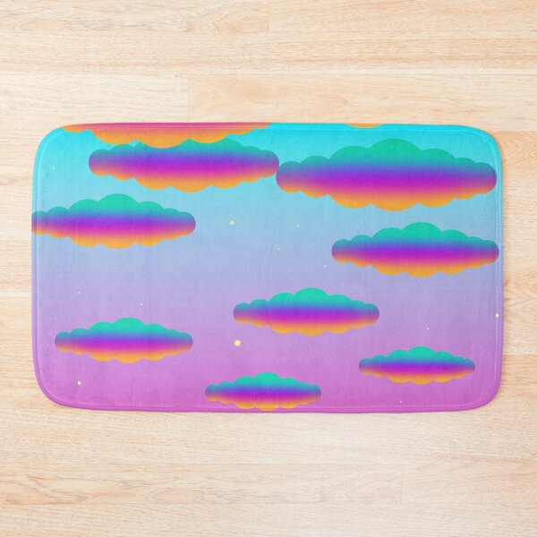 Item preview, Colorful Sky Gradient with Multi-Colored Clouds and Stars — Dreamy & Magical designed and sold by InFrameVision.