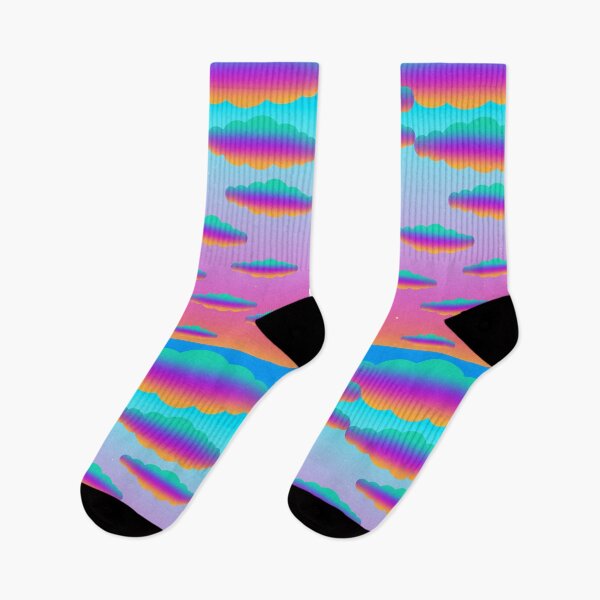 Item preview, Colorful Sky Gradient with Multi-Colored Clouds and Stars — Dreamy & Magical designed and sold by InFrameVision.