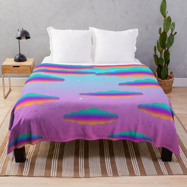 Item preview, Colorful Sky Gradient with Multi-Colored Clouds and Stars — Dreamy & Magical designed and sold by InFrameVision.