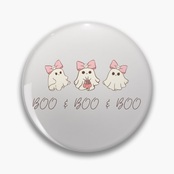 Item preview, Boo & Boo & Boo – Cute Little Ghost Trio Halloween Sticker designed and sold by Moon's Arts.