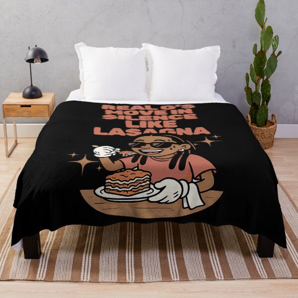 Item preview, Real Gs Move In Silence Like Lasagna Lil Wayne Quote Art designed and sold by CorinQuina.