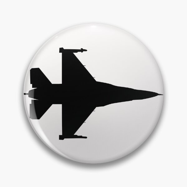 Item preview, Aircraft - F-16 -Top - Silhouette - wo Txt X 300 designed and sold by Military Insignia Products.