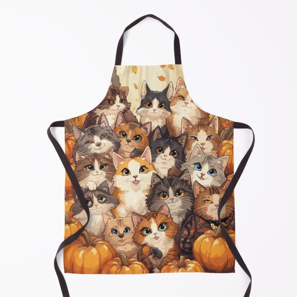Item preview, Cute Autumn Cats Gathering designed and sold by designwiss.