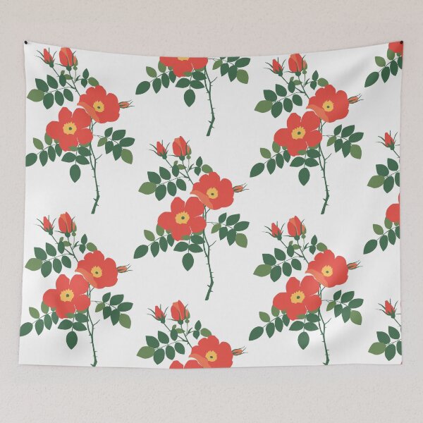Item preview, Crimson Bloom — Stylized Botanical designed and sold by NicolaZhukov.