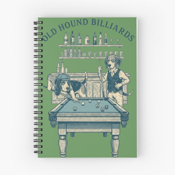 Item preview, Old Hound Billiards- Dogs playing pool  designed and sold by Too Kool Designing .