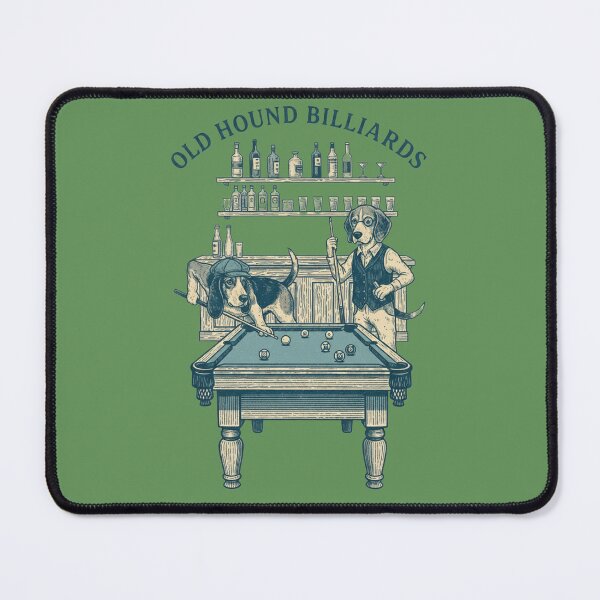 Item preview, Old Hound Billiards- Dogs playing pool designed and sold by Too Kool Designing .