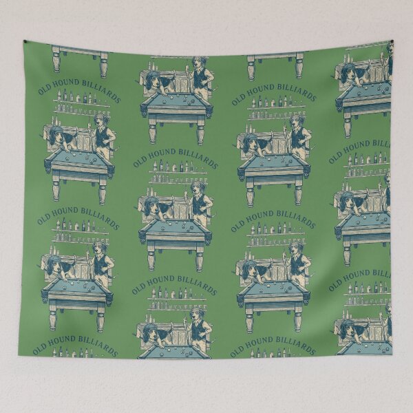 Item preview, Old Hound Billiards- Dogs playing pool  designed and sold by Too Kool Designing .