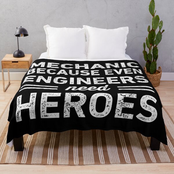 Item preview, Mechanic Because Engineers Need Heroes Funny designed and sold by RareBunny.