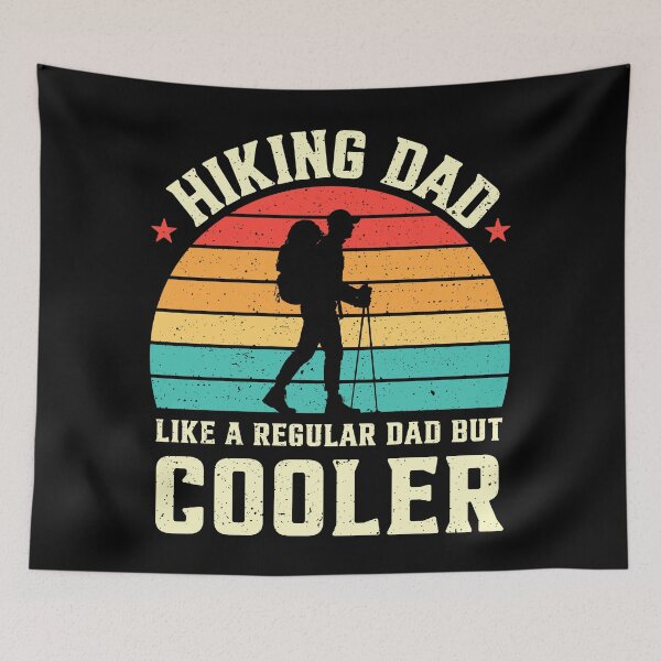 Item preview, Hiking Dad Like A Regular Dad But Cooler Retro designed and sold by RareBunny.